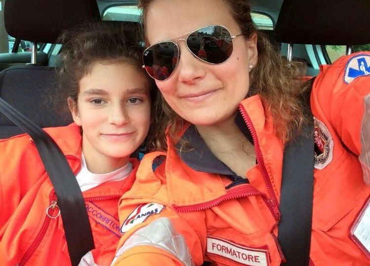 Mamma e figlia soccorritrici volontarie: “noi per gli altri”