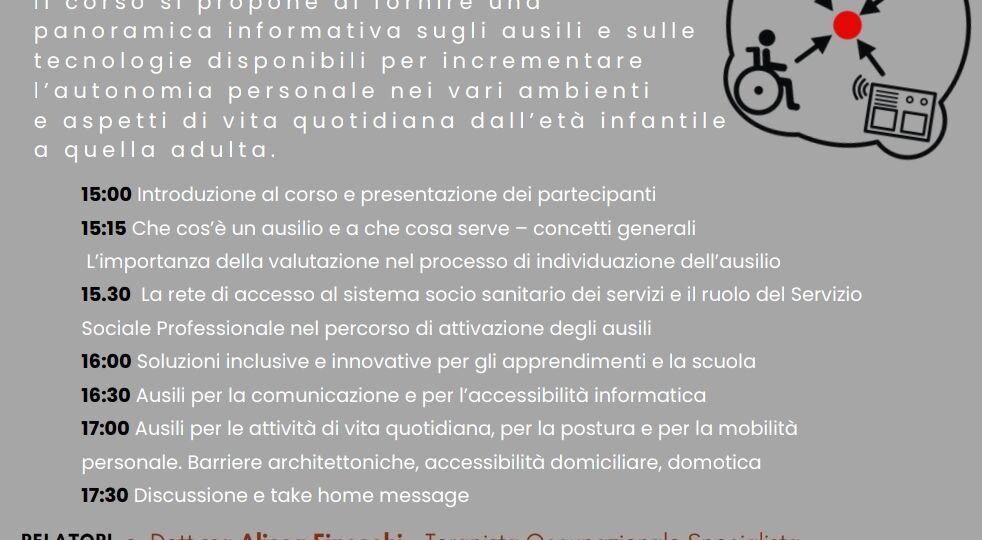 Spazio DirSI: 2 incontri per familiari, operatori e volontari