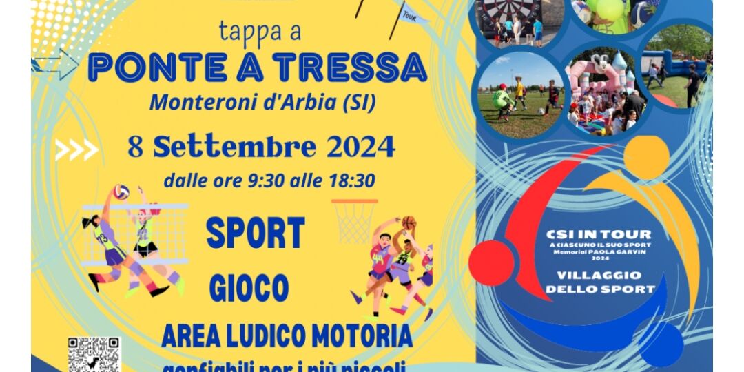 Gonfiabili e sport per tutti: il CSI a Ponte a Tressa