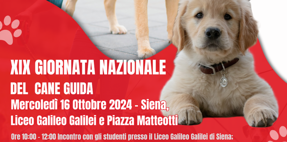 “I cani occhi di chi non vede” saranno domani a Siena