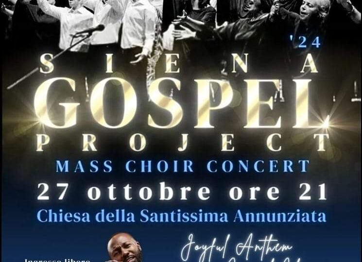 Un concerto per la mensa Caritas: a Siena il grande gospel