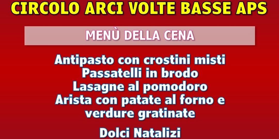 Lo staff della Sagra della Pastasciutta propone la cena natalizia