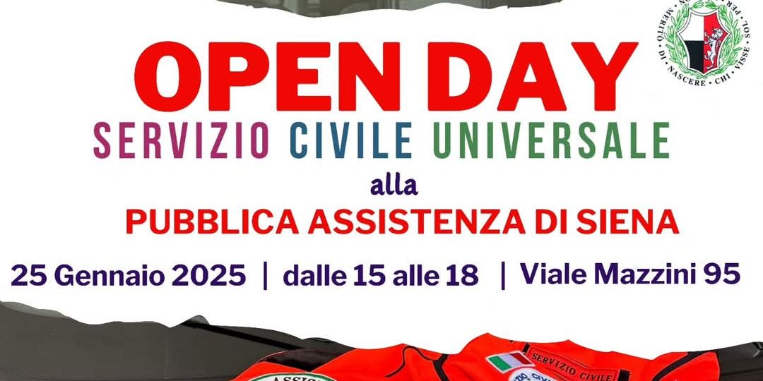 Per capire di più del servizio civile: “Open day” a Siena